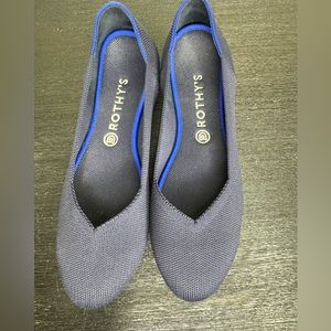 Rothy's Navy Blue Flats